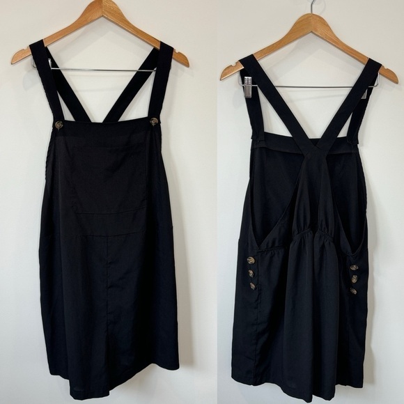 SHEIN Black Lightweight Sheer Romper (2XL) - Picture 1 of 7